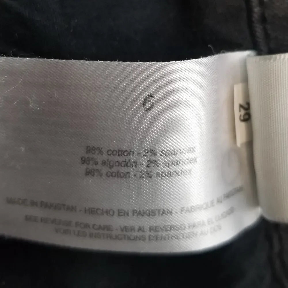 Social Standard by Sanctuary Women's Gray Black Camo Ankle Skinny Jeans Size 6